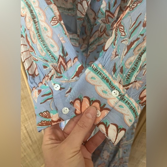 ANTIK BATIK Hupa cutout printed cotton-voile maxi dress - Picture 14 of 16